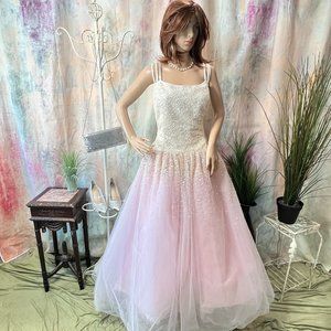 📌 Tiffany Designs Princess Prom Gown with Beaded Bodice, Straps & Skirt